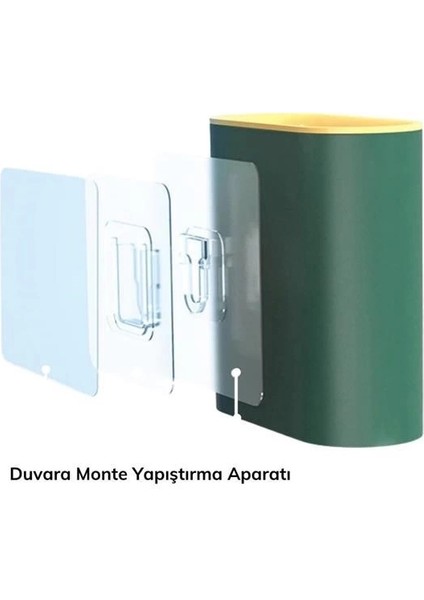 Duvara Monte Edilebilir Kapaklı Askılı Klozet Yumuşak Silikon Başlıklı Tuvalet Fırçası Seti modelleri