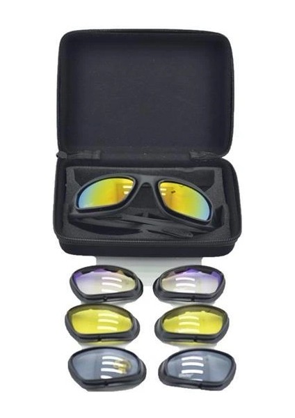 Çok Lensli Tactical Gözlük Seti fiyatları