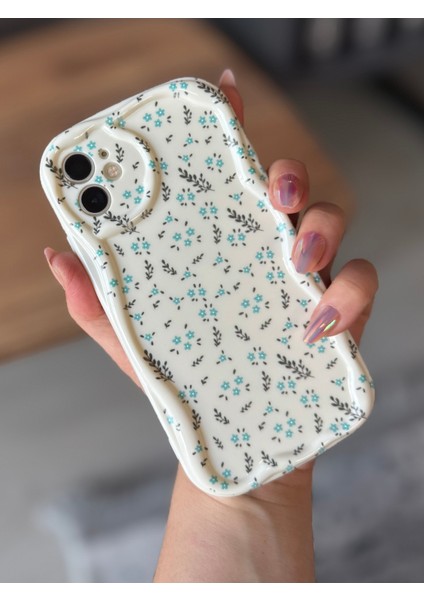 IPHONE 11 Mavi Çiçekli Ekru Kılıf fiyatları