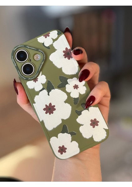 IPHONE 16 Haki Çiçekli Kılıf fiyatları