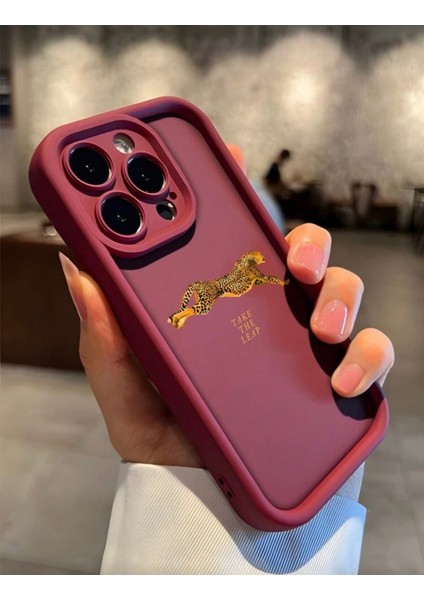 IPHONE 11 Pro Max Leopar Desenli Bordo Darbe Koruyucu Kılıf fiyatları