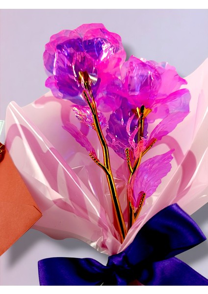 Anneye Hediye Sevgiliye Hediye Toplu Çiçek Buketi Çoklu Hediye 2 Adet Gül Demeti Love Sargılı fiyatları