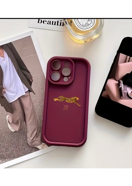 IPHONE 11 Pro Max Leopar Desenli Bordo Darbe Koruyucu Kılıf modelleri