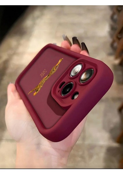 IPHONE 11 Pro Max Leopar Desenli Bordo Darbe Koruyucu Kılıf fırsatları