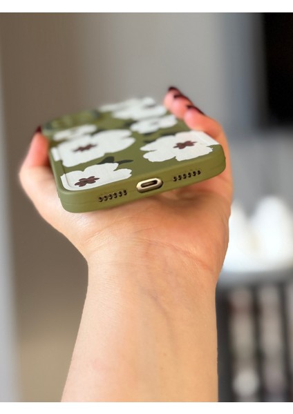 IPHONE 11 Pro Haki Çiçekli Kılıf modelleri
