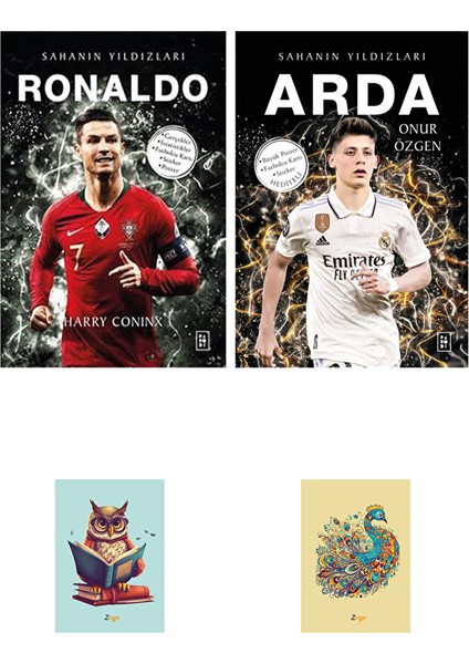 Arda - Ronaldo - Sahanın Yıldızları - Not Defterli Seti - Kolektif