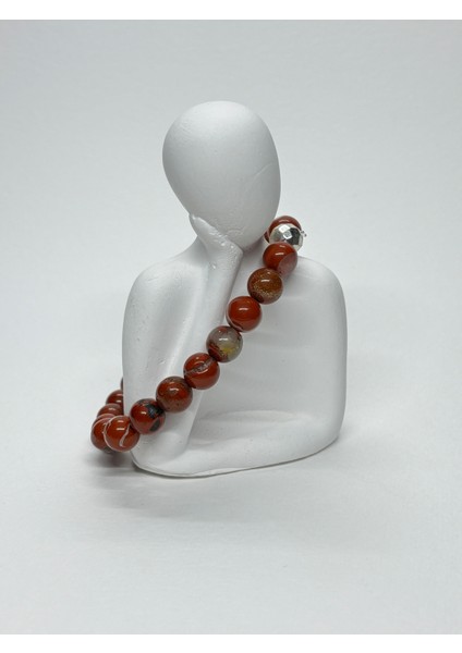 Kırmızı Jasper Doğaltaş Bileklik