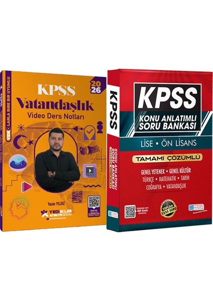 2026 Kpss Atölye Serisi Vatandaşlık Video Ders Notları - Lise Önlisans Konu Ant. Soru