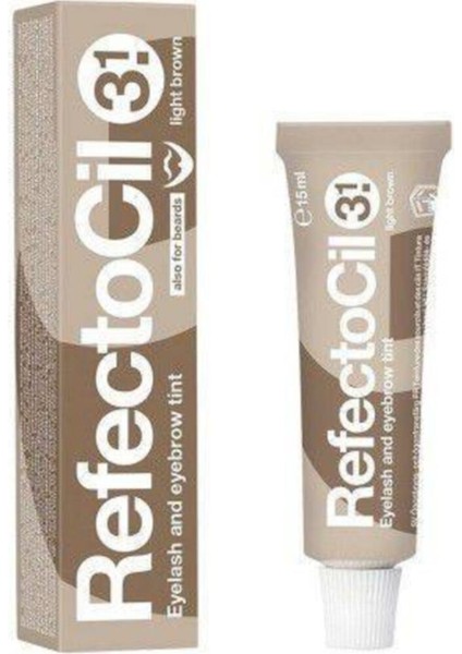 Orjinal Kirpik ve Kaş Boyası Açık Kahve 3.1