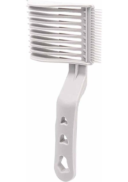 3. Nesil Erkek Saç Kesim Tarağı – Kavisli Geçiş ve Fade Yardımcı Tarak, Gri modelleri