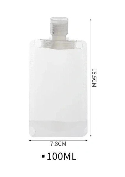 3 Adet 100ML Krem Şampuan Kabı Tekrar Kullanılabilir Set indirimleri