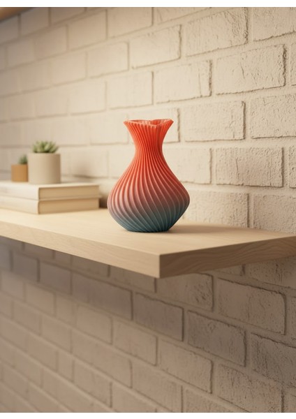 Romantik Kalp Figürlü Süslük Vazo Modern Tasarım 15 cm