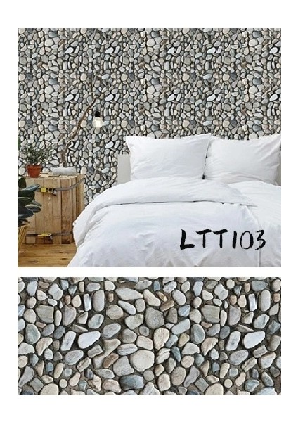 Çakıl Taşı Kaplama Kağıdı 3 Metre