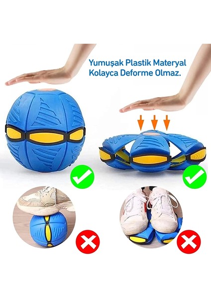 Buğz Işıklı Zıplayan Frizbi Evcil Hayvan Topu fırsatları