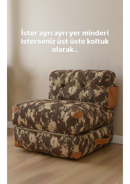 Comfy Yeni Nesil Bohem Tekli Koltuk,sıvı Geçirmez Katlanır Berjer,yer Yatağı,modüler 80X80 |85CM fiyatları