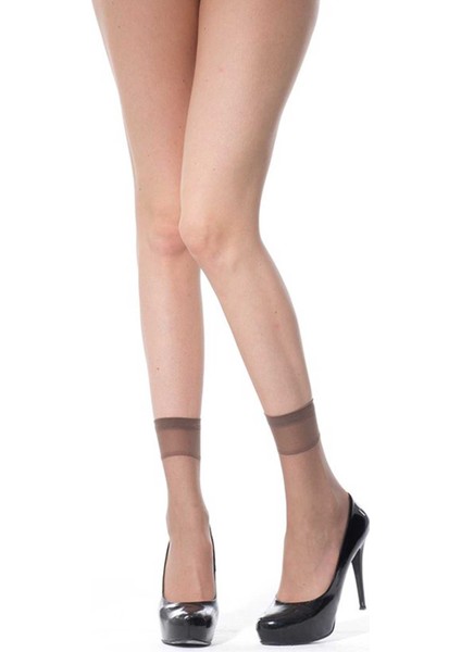 24 Adet Ince Soket Çorap 20 Denye 86 Vizon modelleri