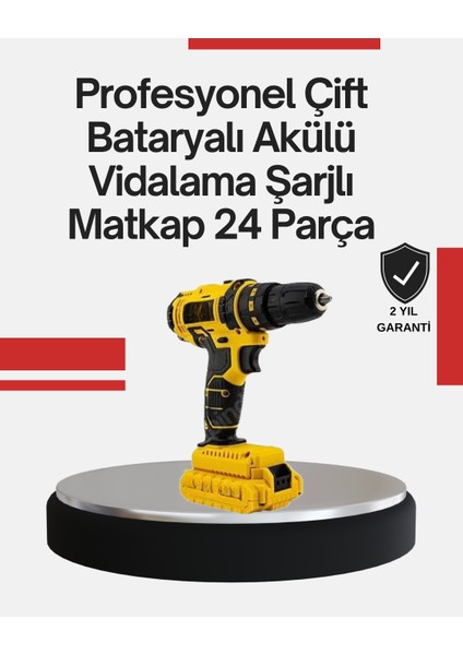 Ergonomik Tasarımlı 12V Matkap | 2 Vitesli, LED Aydınlatmalı ve Dayanıklı