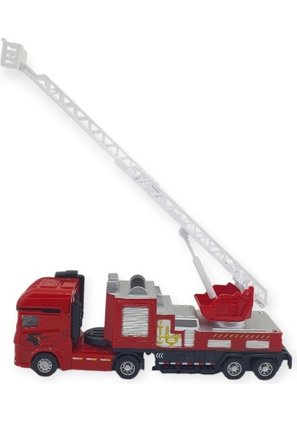 Metal Itfaiye Arabası - Düz Merdivenli 26CM - 706-45 (Lisinya) modelleri