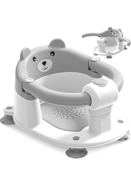 Npol Bebek Banyo Oturağı - Vakum Tabanlı, Güvenli, Ergonomik ve Çok Amaçlı Kullanım