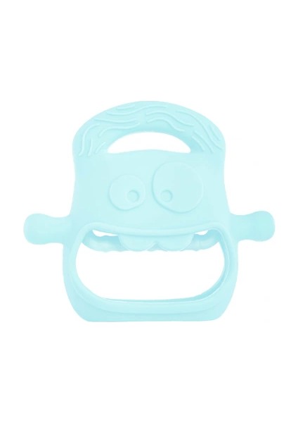 Mavi Bebek Silikon Diş Kaşıyıcı ( Lisinya )