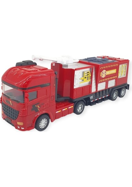 Metal Itfaiye Arabası - Arazöz 26CM - 706-45 (Lisinya)
