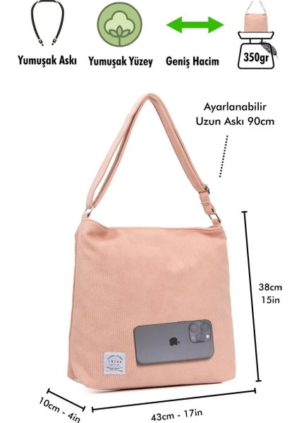 Pudra Pembe Şık Omuz Çantası modelleri