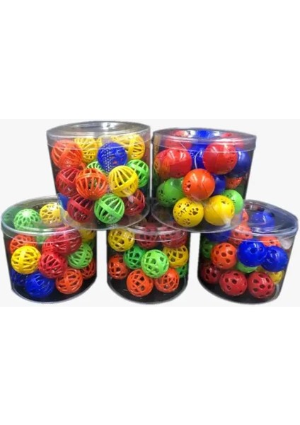 100 Adet Çıngıraklı Kedi Topu