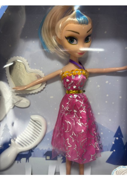 Mavili Saçlı Prenses Bebek