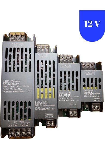 12 Volt 10 Amper Ultra Ince Slim Metal Kasa Trafo fiyatları