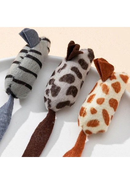 Peluş Fare Kedi Oyuncağı 3 Adet modelleri