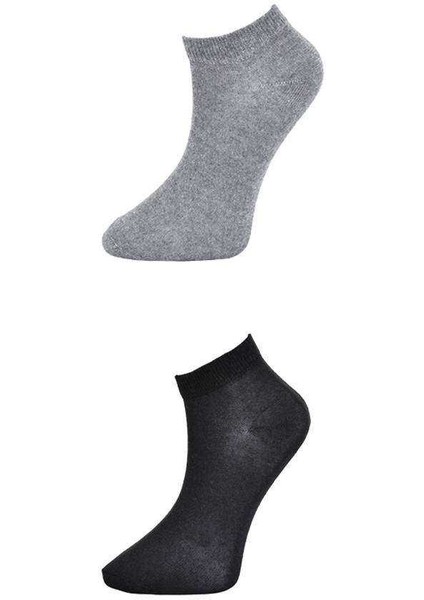 Siyah ve Gri Kadın Bilek Çorap 3 Çift fiyatları