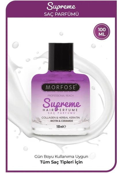 Supreme Saç Parfümü 100 ml - Mat ve Kuru Saçlar Için - Mrfs