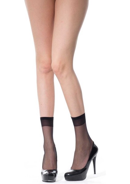 12 Adet Ince Soket Çorap 20 Denye 500 Siyah modelleri