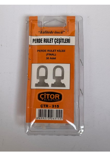 Perde Ruleti Kilidi Final 30 Adet | Perde Mekanizması Sabitleme Aparatı fiyatları