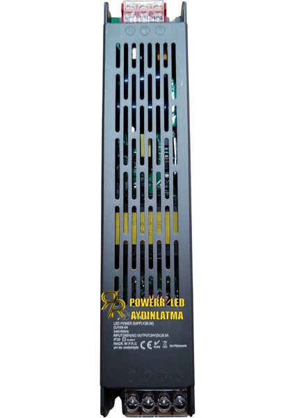 24 Volt 8.5 Amper Slim Metal Kasa Trafo