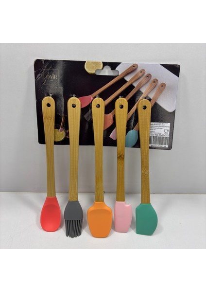 Bambu Renkli 5'li Mini Spatula Set