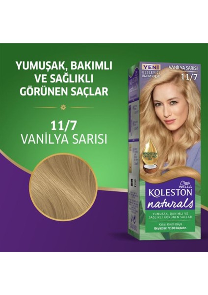 Naturals Saç Boyası Vanilya Sarısı 11/7 2x Paket indirimleri