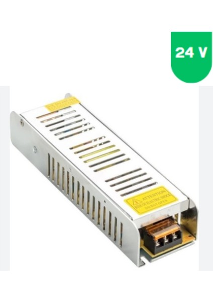 24 Volt 2.5 Amper Slim Metal Kasa Trafo