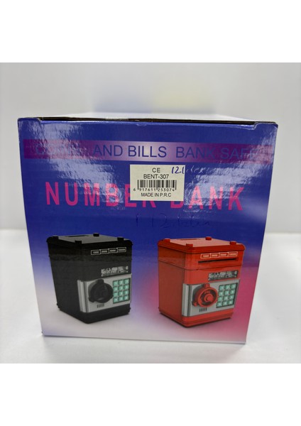 Elektronik Işıklı Sesli Şifreli Kasa Otomatik Kağıt Para Alan Kasa Atm Şifreli Pilli Kumbara fiyatları