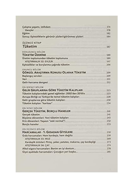 Eşitsizlikler Kitabı: 2000’LER Türkiyesi’nde Gelir, Tüketim ve Değişim: 2000'LER Türkiyesi'nde Gelir, Tüketim ve Değişim modelleri