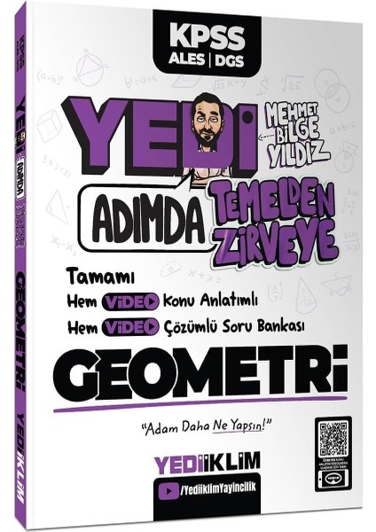 Yedi Adımda Temelden Zirveye Geometri Video Konu Anlatımlı Video Çözümlü Soru Bankası
