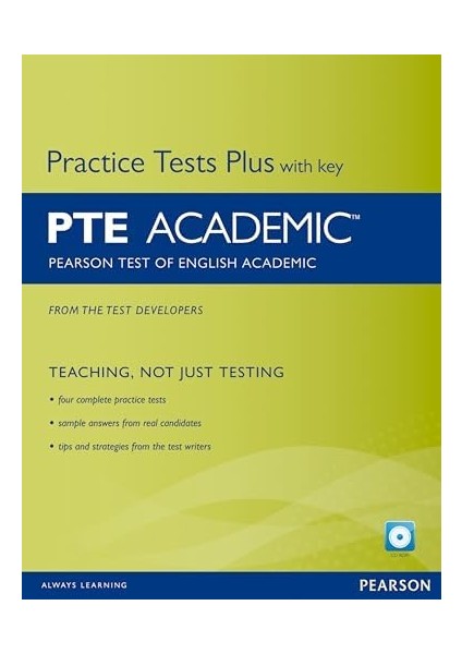 Pearson Test Plus With Key Pte Academic: Pearson Test Of English Academic fiyatları