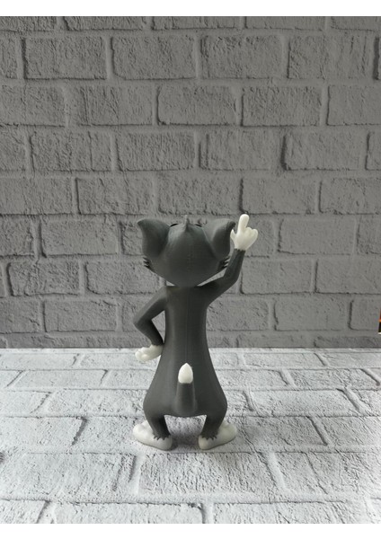 Tom Kedi Biblo 22 cm Hediyelik Dekoratif Ev Ofis Aksesuarı modelleri