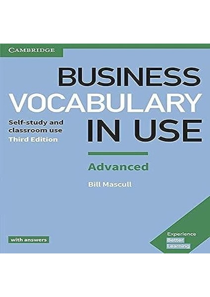 Business Vocabulary In Use: Advanced Book With Answers modelleri