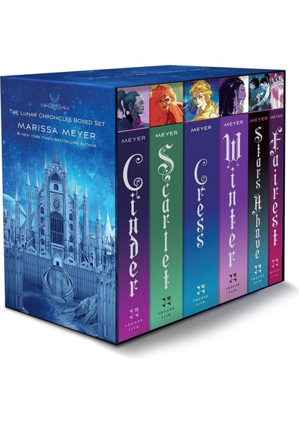 The Lunar Chronicles Boxed Set: Cinder, Scarlet, Cress, Fairest, Stars Above, Winter
