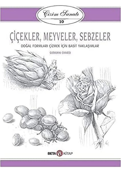 Çizim Sanatı 10 Çiçekler Meyveler Sebzeler: Doğal Formları Çizmek Için Basit Yaklaşımlar