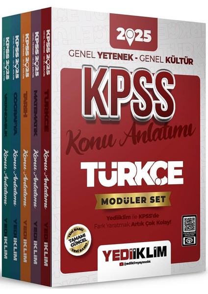 2025 Kpss Genel Yetenek Genel Kültür Konu Anlatımlı Modüler Set
