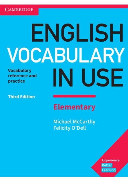 English Vocabulary In Use Elementary With Key Third Edition: Vocabulary Reference And Practice fiyatları