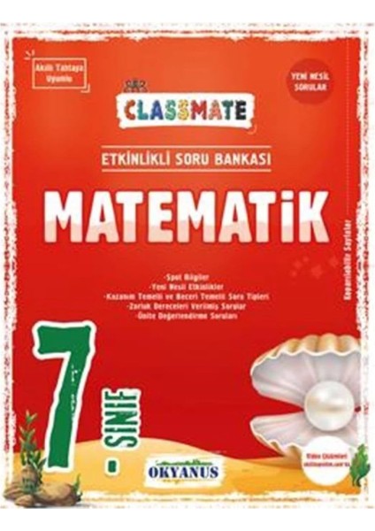 Okyanus 7.sınıf Classmate Matematik Soru Bankası