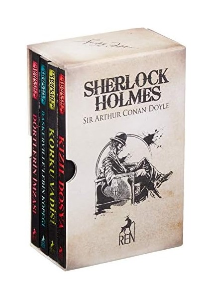 Sherlock Holmes Roman Seti: 4 Kitaplık Kutulu Set fiyatları